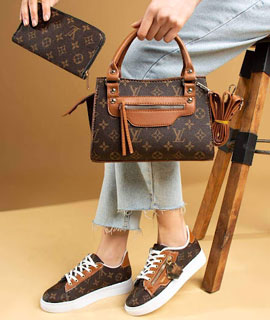 Louis Vuitton Ayakkabı,Çanta,Cüzdan Kombin