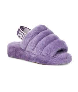 Ugg Kürklü Kadın Terlik Mor